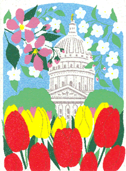 Madison Capitol Spring